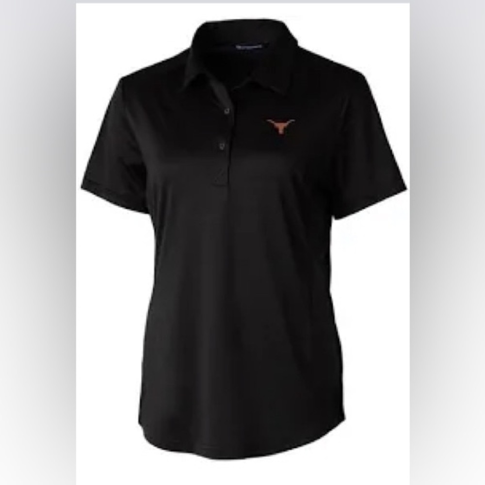 Texas Longhorns Cutter & Buck - NEW - Women's Prospect Polo - Black. Medium